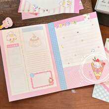 Japanese Cat A6 Handbook Cartoon Color Page Student Diary Notebook School Supplies - Rectangle - View 3