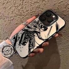 Popular Anime Phone Case For 16, 15, 14, 13, 12, 11 Pro, X, XR, XS, 8, Plus - Matte Anti-Drop Back Cover - Translucent Black - View 3