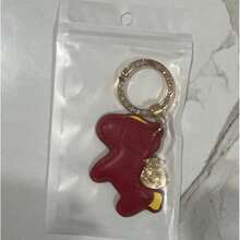 Handmade "Get Rich Soon" Car Key Chain, Minimalist Personalized Keychain Pendant Rope Cartoon Unisex Couple - Multicolor - View 2