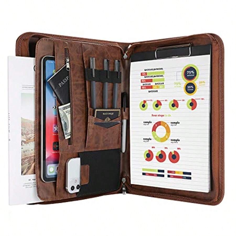 Padfolio - Marrn - View 1