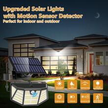 T-310 Solar Split LED Light With Remote Control & Motion Sensor, IP65 Waterproof Outdoor Security Lamp For Garden, Yard, Patio - T-310 - View 2