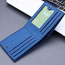 1pc Father's Day Pattern Coin Purse, Father's Day Text Wallet, Multi-Card Slot Card Holder Casual Wallet, Suitable As Father's Day Gift, Dad Gift, Gift Giving - Multicolor - View 9