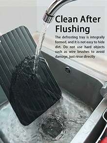 1PC Cutting Board, Aluminum Kitchen Cutting Board, Suitable For Meat, Fruit & Vegetable Cutting Board - Black - View 8