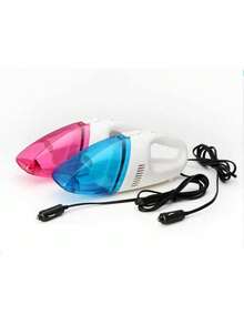 Aspiradora inalámbrica de mano con alta potencia de succión, adecuada para uso en el hogar y el coche, recargable por USB, con un gran tanque de agua de 600 ml, ligera y potente para eliminar ácaros y pelo de mascotas.Par de aspiradoras portátiles. - azul - Ver 5