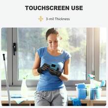 Disposable Nitrile Rubber Gloves For Kitchen, Cleaning, Factory, Food Processing - 100pcs - View 6