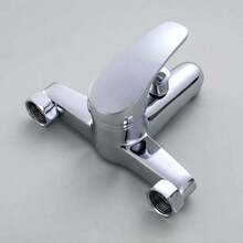 壁挂式浴缸淋浴龙头 家用浴缸龙头 多功能冷热水混合龙头 黑色浴室龙头 - A - 查看 8