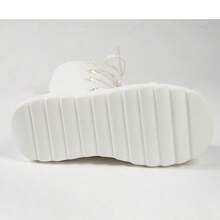 New Stylish Women's Lace-Up Thick Sole Zipper Punk Knee-High Boots - White - View 9