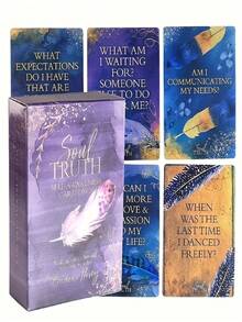 1 Set Multi-Player Soul Truth Self-Awareness Tarot Cards, Suitable For Easter, Halloween, Music Festivals, Birthday Parties - View 4