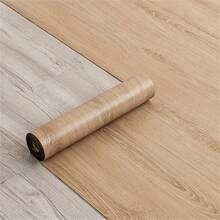 1 Roll 15.74x118.11 Inch Thick PVC Vintage Wood Grain Flooring Sticker, Self-Adhesive Coated, Easy To Remove And Replace, Easy To Clean, Suitable For Indoor Kitchen, Bedroom, Bathroom, Dining Room, Living Room, Countertop - C - View 7