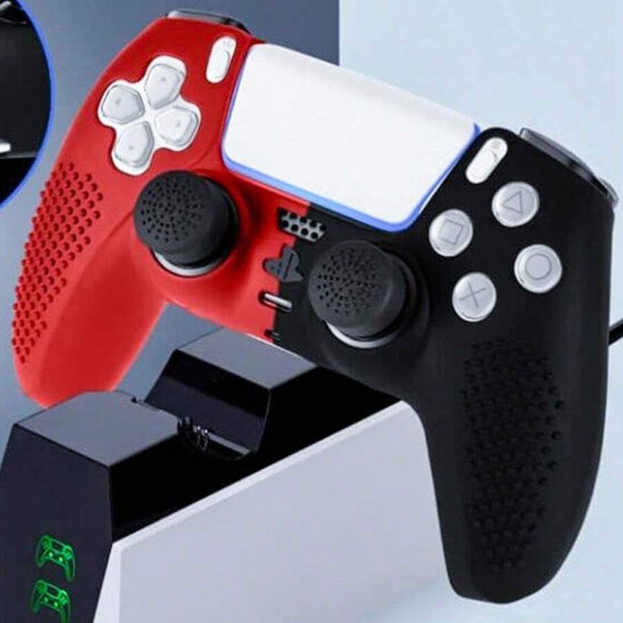 2026 New Controller Protective Case, Silicone Cover Compatible With PS5 Gamepad, Charging Dock Compatible - View 1
