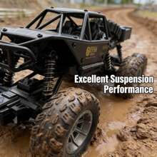Children's Day Best Gift High - Speed 4WD RC Drift Car: A Cool And Funny Gift! RC Monster Truck With LED Lights, 25+ KM/H Fast Off - Road RC Car For Kids. All Terrain Electric Toy Vehicle With Shock Absorbers And Big Tires, Ideal Birthday Gifts For Boys And Girls Aged 6 - 12 - Multicolor - View 10