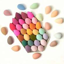 1-Pack Surprise-Shade Multi-Task Make-Up Blender – Alcohol-Free, Dual-Action Dry & Wet Wonder Sponge, Flawlessly Stamps On Foundation, BB Cream & Loose Powder, All Light-Beige Series, Back-To-School, Fall, Christmas Ready - 彩色 - 查看 8