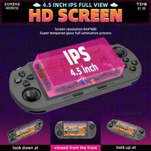 SF3000 Retro Handheld Game Console, Linux System, 4.5" 854*480 IPS Screen, 3000mAh Portable Pocket Video Game Player - Multicolor - View 6