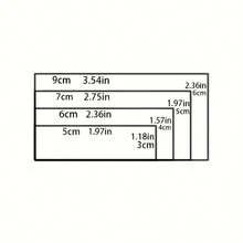 1 Set (4pcs), Acrylic Rectangular Transparent Stamp Accessories With Handle - Multicolor - View 3