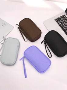Waterproof Tech Organizer Bag - Multi-Layer Electronic Products Travel Bag, Can Store Cables, Chargers, Power Banks, Phones And Hard Drives - Durable Cable Management Pouch, Suitable For Car, Office And Travel - Black Electronics Organizer Solution - A - View 11