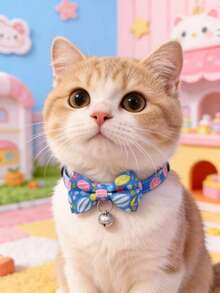 1 件装宠物卡通兔子项圈；猫项圈；狗项圈；颈围可调节；节日礼物；复活节；生日；宠物配件；宠物 - 彩色 - 查看 7