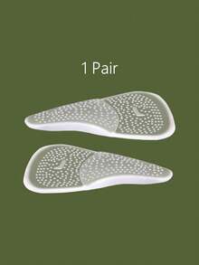 Almohadillas antideslizantes suaves para la parte delantera del pie, reducen el tamaño del zapato, adecuadas para tacones altos de mujer, zapatos de mujer, zapatillas de hombre, aplicables para uso diario, vuelta al colegio, accesorios de botas de mujer, exterior, deportes, viajes, hogar, oficina, escuela, regalos navideños - transparente - Ver 12