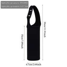 1 túi đựng bình nước bằng neoprene, có dây đeo vai, màu đen, giữ nhiệt. - Nhiều màu - Xem 7
