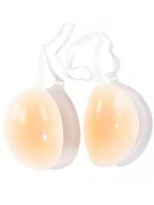 Áo ngực silicon tàng hình mới có dây đeo, kiểu dáng chống trượt, nâng đỡ và tạo dáng vòng một, được thiết kế đặc biệt cho chụp ảnh cưới, váy quây, nội y tàng hình, váy đầm, áo liền quần, du lịch và nghỉ dưỡng để tôn lên vòng một gợi cảm. - Màu be - Xem 14