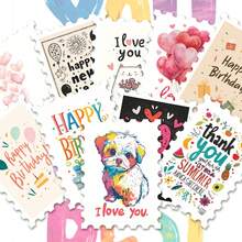 36pcs Vibrant Love Graffiti Healing Stickers Pack | Gentle Vinyl Decals With Colorful "Heart Designs | For Laptop, Water Bottle & Gift | For Romance Lovers & Cheerful Vibe Enthusiasts Scrapbook Supplies Stationery Funny Stickers - Rectangle - View 3