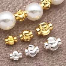 10 hạt xoắn ốc mạ đồng 18K và bạc dày, sang trọng, kích thước 4/5/6mm – Phụ kiện DIY cao cấp cho đám cưới, tiệc tùng và trang phục hàng ngày. - Nhiều màu - Xem 5