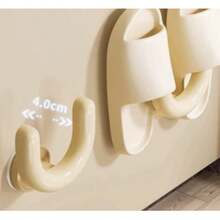 Giá để dép/móc treo đồ trong phòng tắm có giác hút, gắn tường không cần khoan, móc thoát nước phòng tắm, giá đựng đồ. - Xem 5