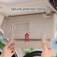 1pc Car Sun Visor Extension, Car Anti-Glare Sun Visor Extension, Suitable For Driver And Passenger, Universal Car Interior Accessory, Car Sun Visor With Buckle Closure - A - View 2