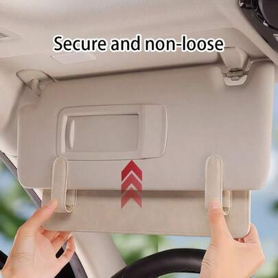 1pc Car Sun Visor Extension, Car Anti-Glare Sun Visor Extension, Suitable For Driver And Passenger, Universal Car Interior Accessory, Car Sun Visor With Buckle Closure