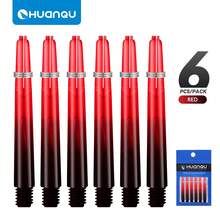 6 peças HUANQU Eixos de Dardo Espirais Universais Profissionais 2BA, 53mm de Comprimento em Material PC com Anel-O, Adequado para Dardos Rígidos e Macios, 8 Opções de Cores, Preciso e Durável, Ótimo para Entretenimento Doméstico, Clube e Prática de Competição, Acessórios de Dardo, Presente Ideal para Dia dos Namorados/Páscoa/Aniversário - Multicolorido - Visão 5