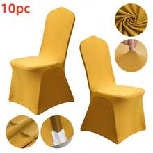 Waterproof Spandex Chair Covers, Elastic Dining Chair Slipcovers, Removable & Washable Polyester Outdoor Chair Covers, Suitable For Party, Banquet, Wedding Events, Hotel (Multiple Classic Colors), Multi-Functional Elastic Polyester Spandex Chair Covers For Dining, Party, Wedding, Banquet And Other Occasions - one-size - View 38