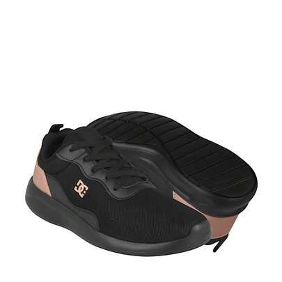  TENIS DAMA DC SHOES ADJS700097BMK TEXTIL NEGRO