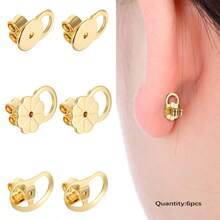 Earring Lifters Backs, 6/12Pcs Earring Backs For Droopy Ears Locking Earring Backs Replacements For Studs Large Earring Backings Tight Earring Lifter Backers For Heavy Earrings - 3 Types Of Ear Tips - View 8