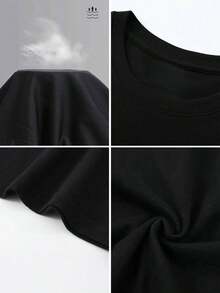 Men's Double-Sided Printed T-Shirt Colorful Anti Social Club Pattern, Comfortable, Stylish ForY2K-T-Shirt-Camisetas Para Hombre - 黑色 - 查看 5