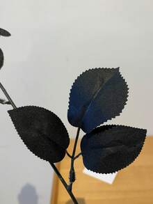 20/10/6支装仿真黑色玫瑰花，长茎，适用于家庭、婚礼、派对、万圣节、哥特式暗黑系装饰、户外拍照道具，仿真花，暗黑系装饰，仿真玫瑰花束 - 彩色 - 查看 5