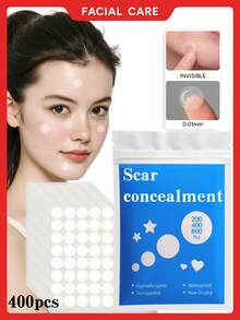 200/400/800pcs Concealer Patches (Non-Cosmetic) - Transparent Multi-Functional Round Concealer Patches Effectively Cover Scars And Blemishes On The Body - View 12