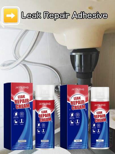 JAYSUING 漏水修补粘合剂，防水防潮涂层，适用于室内外，旨在快速密封裂缝并帮助恢复表面原状。