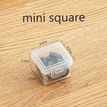 6/5/4/3/2/1pcs Portable Transparent Small Item Storage Box, Medicine Box, Travel Organizer, Bathroom Organizer, Cotton Swab Box, Toothpick Organizer, Dust-Proof Storage Box, Transparent Plastic Container Wholesale - Multicolor - View 7
