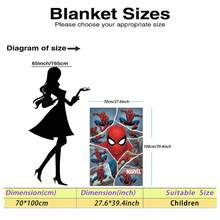 Marvel This Is A Spider-Man Themed Flannel Blanket, Designed With A Comic Book Panel-Style Patchwork, Combining Different Poses Of Spider-Man Characters. It Recreates The Visual Style Of Comic Books, With Vibrant Character Colors For High Recognizability. The Blanket Is Both Aesthetically And Provides Warmth And Softness, Suitable For Use As A Sofa Throw, Nap Blanket, Or Bedding Decor. - Multicolor - View 17