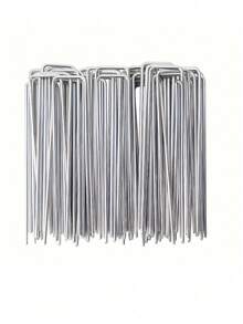 Metal Garden Staples, Suitable For Barrier Fabric, Irrigation Pipes, Lawn And Gardening Textiles Fixation, Rust-Resistant Garden Clips - U-shaped Nail - View 14