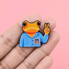 Happy Pill Dog Cute Animals Frog Cat Quotes Enamel Pins Girly Soda Can Brooch Lapel Pin Badge On Backpack Clothing Accessories Fashion Jewelry Friends Gifts - Black - View 9