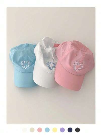 Soft Top Candy Color Stylish Letter Printed Baseball Cap, Breathable Sunscreen Hat For Women, Suitable For Spring/Summer Outdoor, Travel, Sports, Back To School