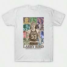 Larry Bird Retro 90s T-Shirt - 白色 - 查看 1