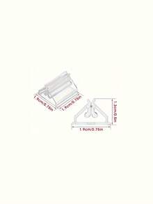 Bộ 24 kẹp thẻ bàn nhỏ bằng acrylic trong suốt, giá đỡ thẻ acrylic, giá đựng thẻ bàn nhỏ cho đám cưới, thích hợp để đựng thiệp cưới, ảnh, ghi chú, trưng bày tranh ảnh, 1 chiếc - Nhiều kiểu dáng - Xem 11