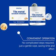 陶瓷瓷砖划痕去除清洁剂，家用客厅浴室瓷砖磨损和锈渍清洁增亮护理剂 - 260g - 查看 9
