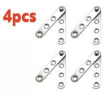 4pcs Stainless Steel 360 Degree Rotatable Positioning Concealed Cabinet Door Hinges - 4pcs - View 6