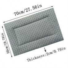 柔软宠物床垫，双面可用，可水洗，适合小型、中型和大型宠物 - 灰色 - 查看 6