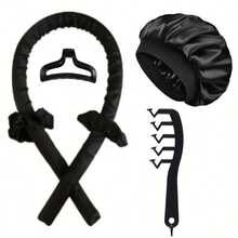 4/5/6pcs Set Slouchy Hair Curler, Foam Sponge Heatless Big Wave Hair Curler - Multicolor - View 14