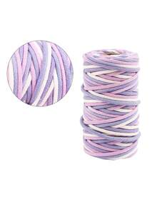 Hemp Cord Spool - Hemp String - Made With Love -Cord Thread For Jewelry Making, Macrame, Scrapbooking, DIY, & More - Variegated Rainbow - Color - View 9