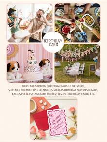 1PC Cute 30th Birthday Greeting Card. "Welcome To The Age Of 30" Birthday Greeting Card In An Interesting And Lovely Style. A Birthday Greeting Card For A Good Friend, Which Comes With An Envelope. An Ideal Gift For Friends, Brothers, Sisters, Sons, Daughters, Husbands And Wives. - A - View 3