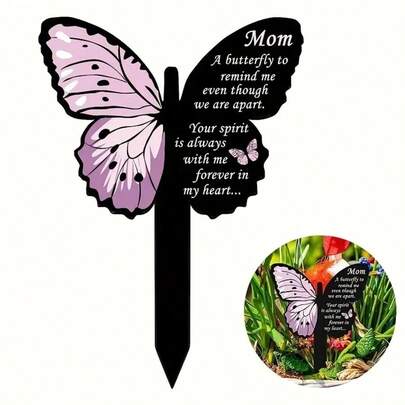 Acrylic Garden Decor Stakes, Memorial Markers For Pets, Outdoor Decor For Mother's Day And Father's Day